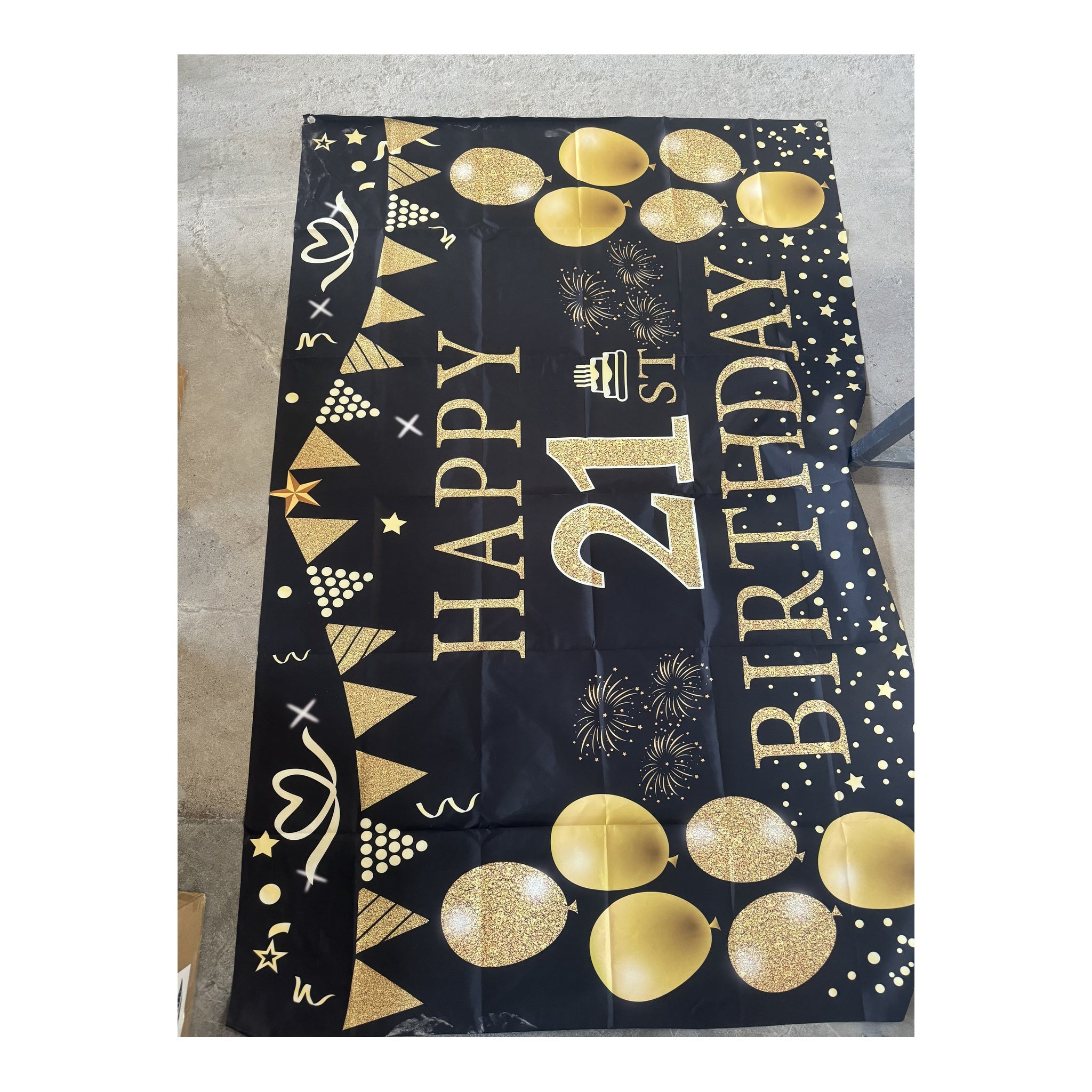 4" x 6" Backdrop Happy Birthday 21